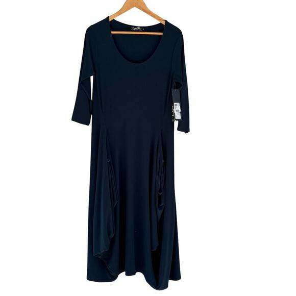 Simpli Dresses & Skirts - NWT Simpli Switch Dress Size 8 Stretchy Trapeze Silhouette Fit& Flare Adjustable